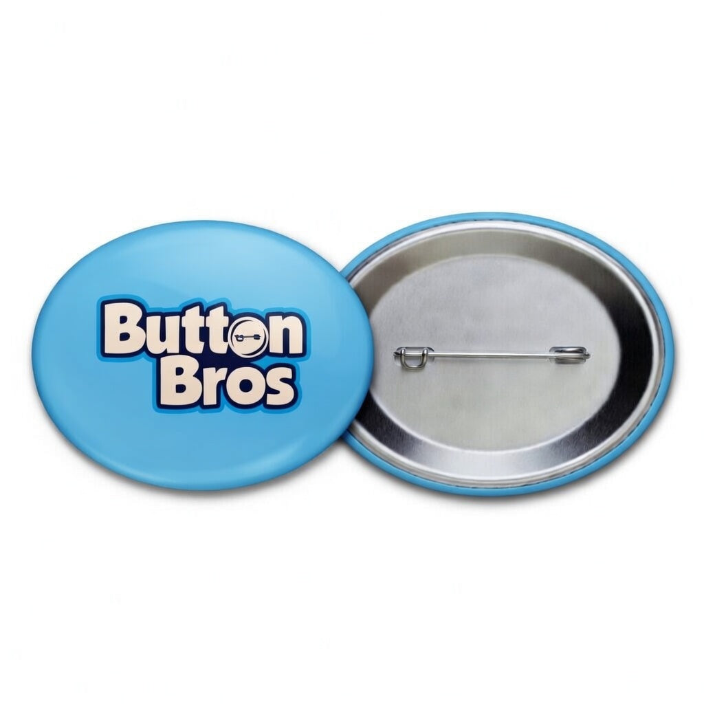 Custom oval buttons pressed in Toronto