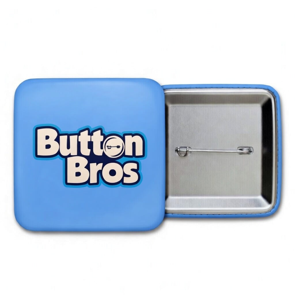 Custom square and rectangle buttons made in Toronto